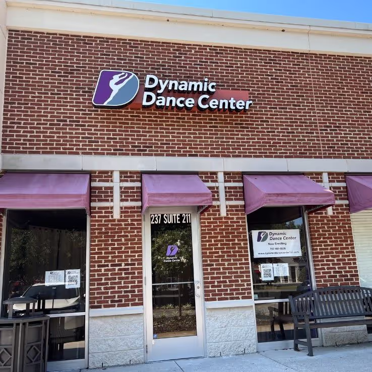Dynamic Dance Center storefront entrance